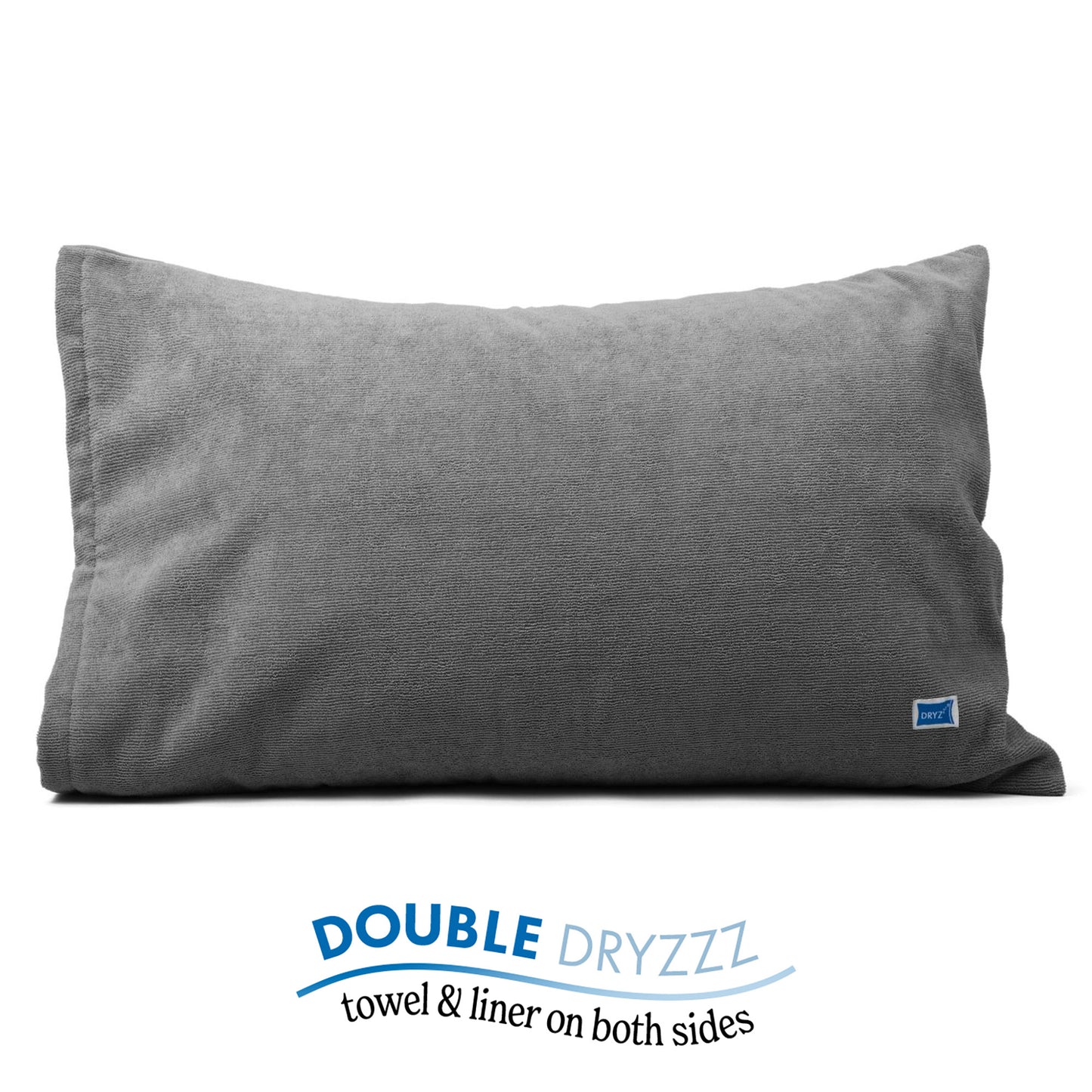 Double DryZzz Pillowcase - Gray
