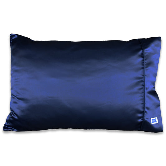 Satin Dual-Purpose Pillowcase - Navy