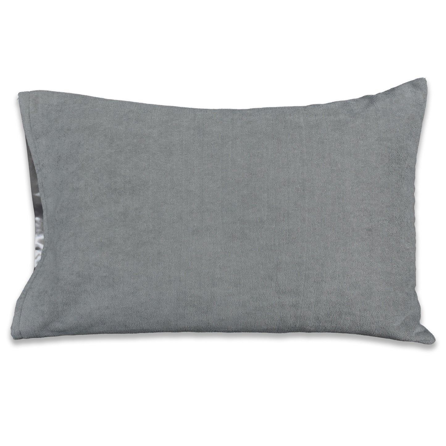 Satin Dual-Purpose Pillowcase - Gray