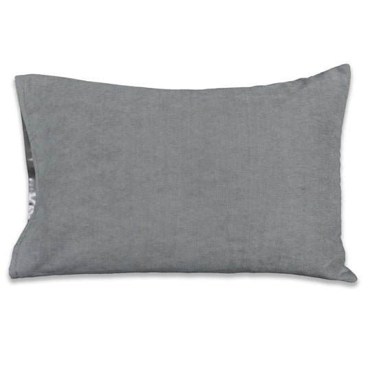 Satin Dual-Purpose Pillowcase - Gray